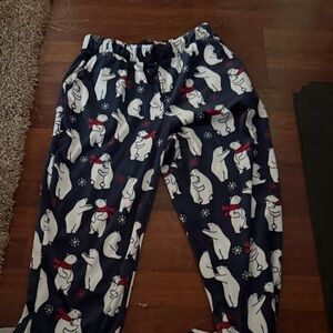 Women’s Polar Bear Pajama Pants - Navy